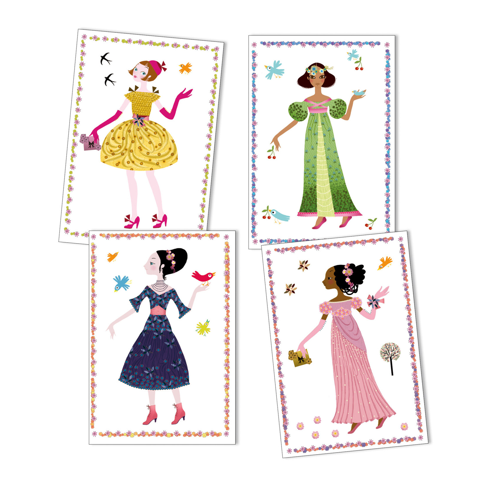 Djeco Djeco - stickers et paper dolls - robes des 4 saisons
