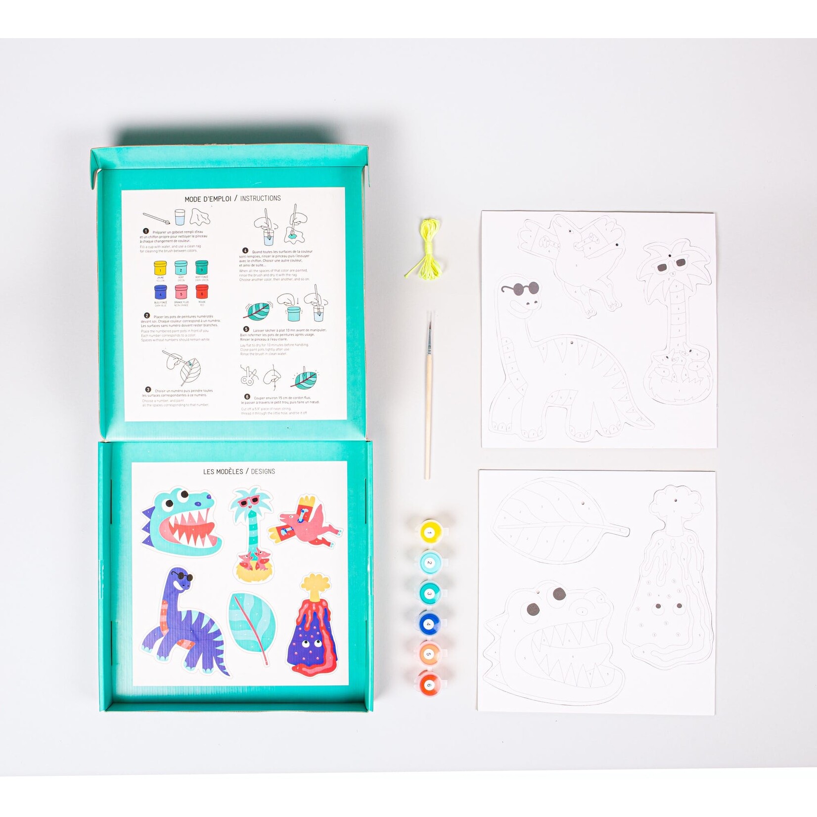 Omy Omy – paint box - Dinos