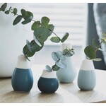 Räder Räder - mini vases pastel - bleu - par 4