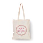 Bubble gum Tote bag - naturel - super institutrice