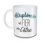 Bubble gum Mug - diplômé et fier de l'être