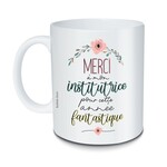 Bubble gum Mug - merci à mon institutrice pour cette année fantastique