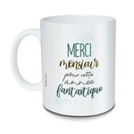 Bubble gum Mug - merci monsieur pour cette année fantastique