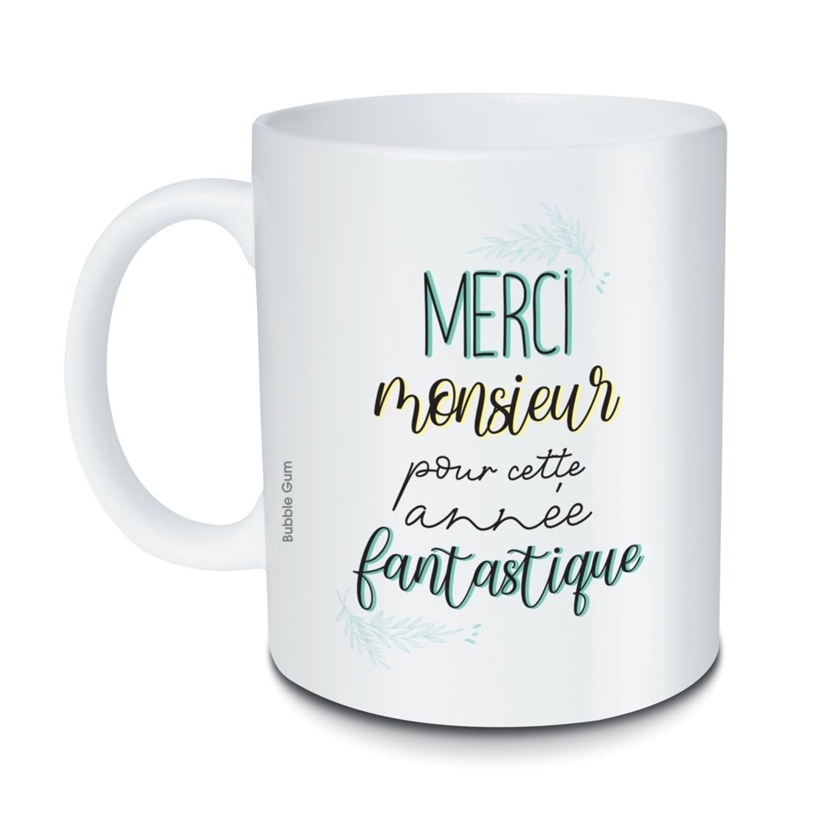 Bubble gum Mug - merci monsieur pour cette année fantastique