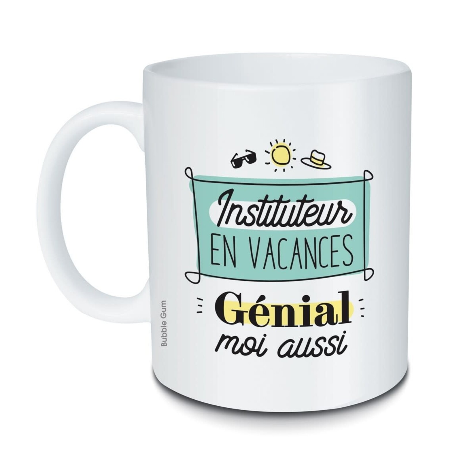 Bubble gum Mug - instituteur en vacances