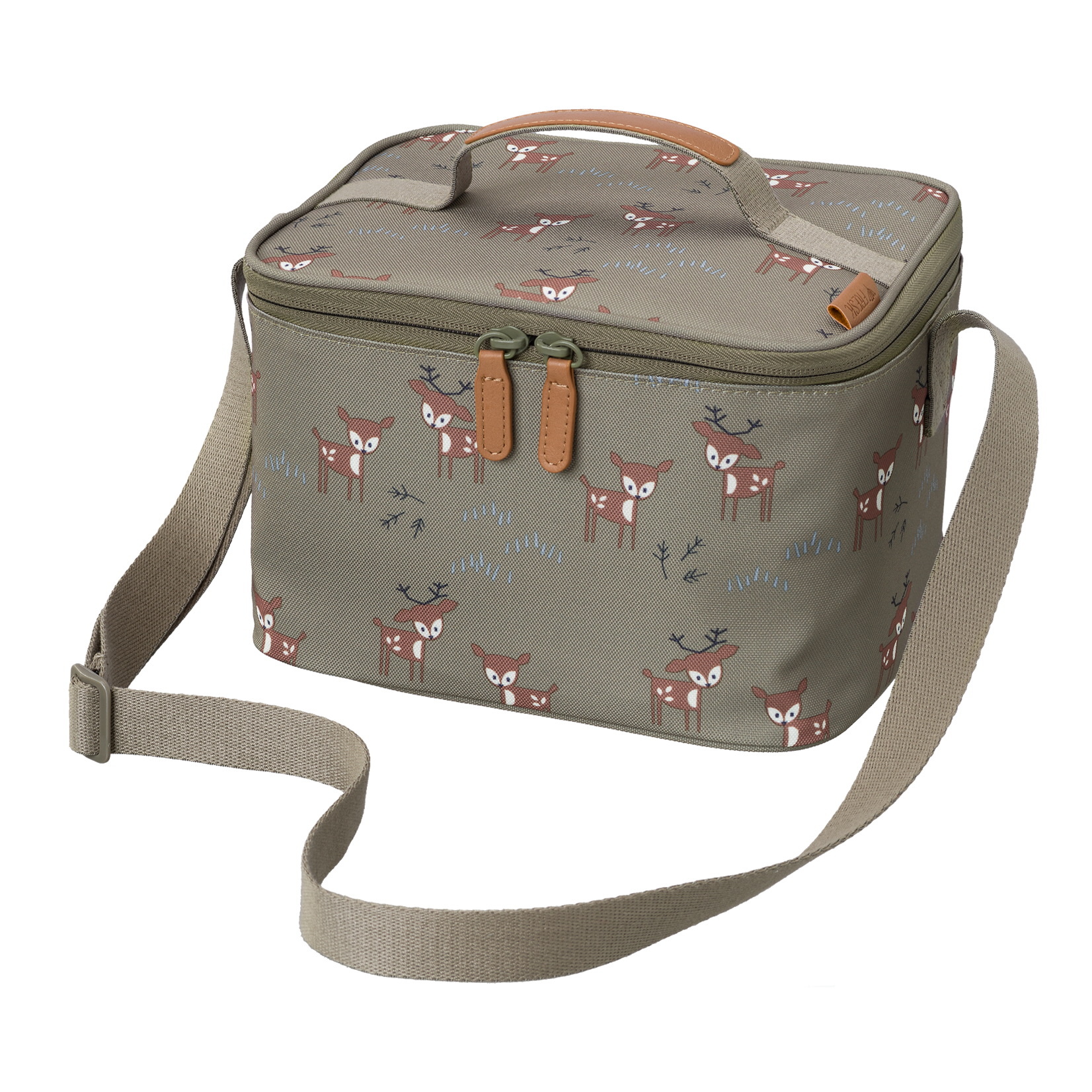 Fresk Fresk – Lunchbag isotherme large – cerf - olive