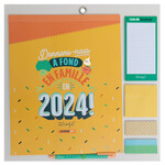 Mr Wonderful - agenda office 2024 - semainier - grand format - rêve en grand  - Et puis zut