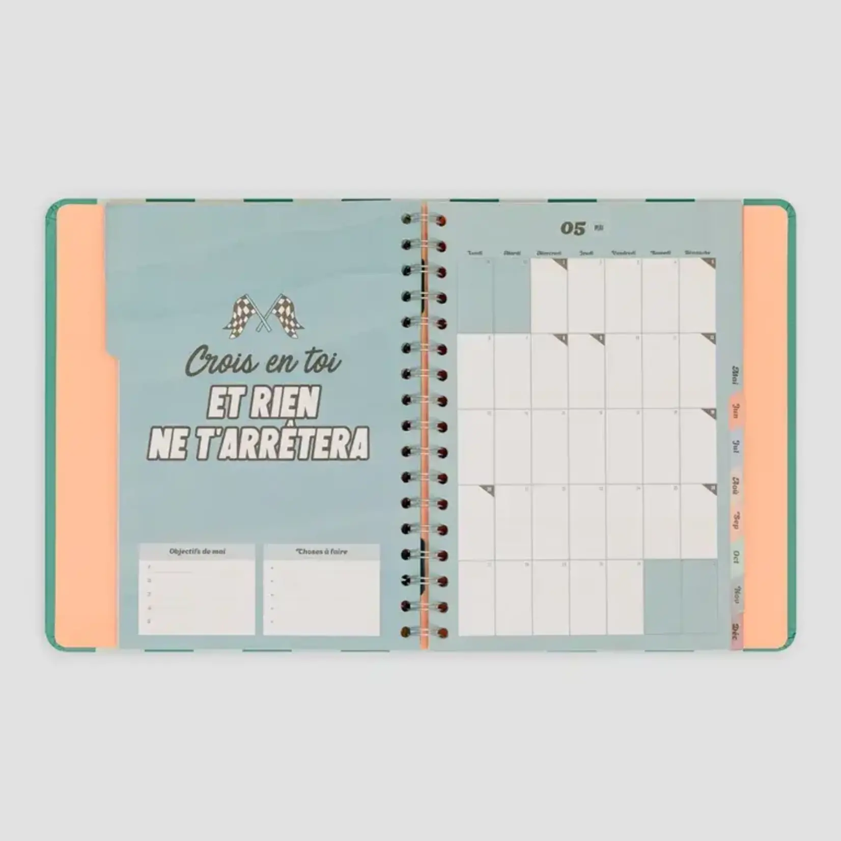 Mr Wonderful - agenda office 2024 - semainier - grand format - on