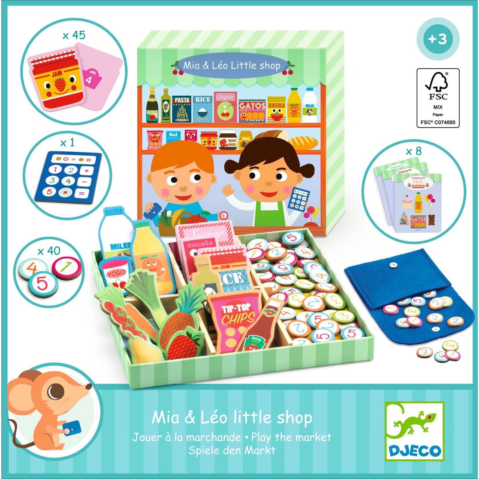 Djeco Djeco - jeu d'imitation - Mia & Léo Little shop