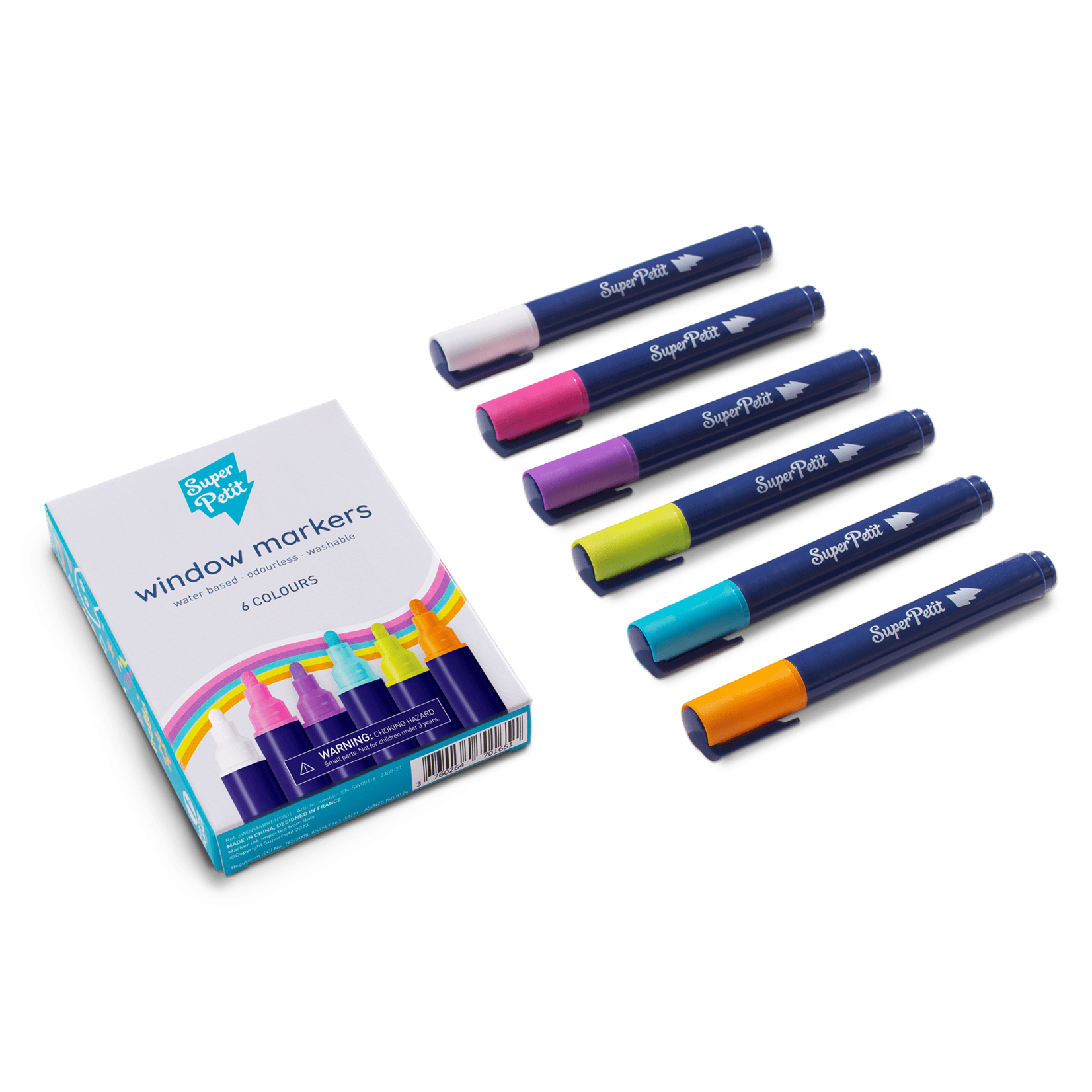 Superpetit Superpetit – 10 feutres pour vitres