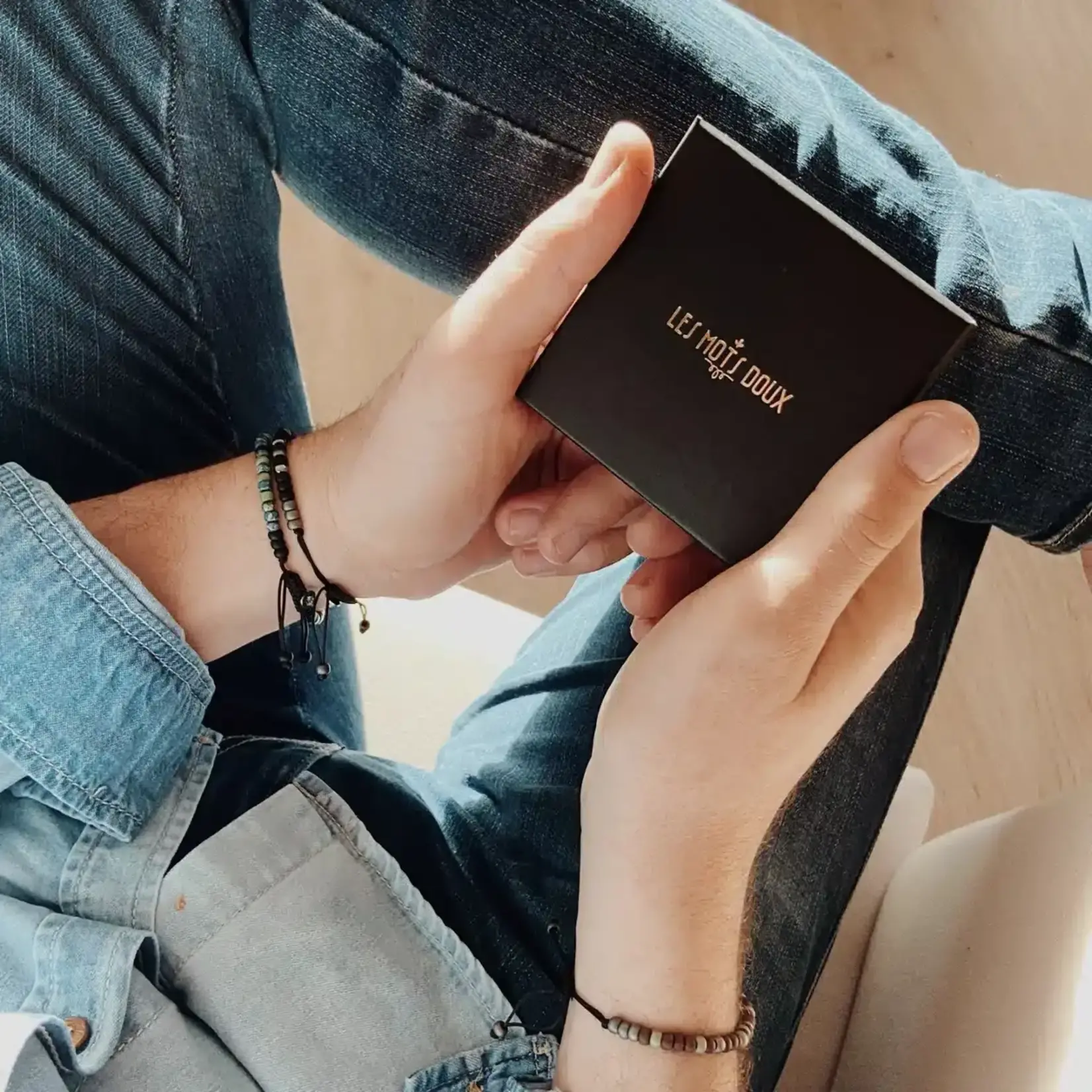 Les Mots Doux Les Mots Doux – bracelet homme - je t'aime