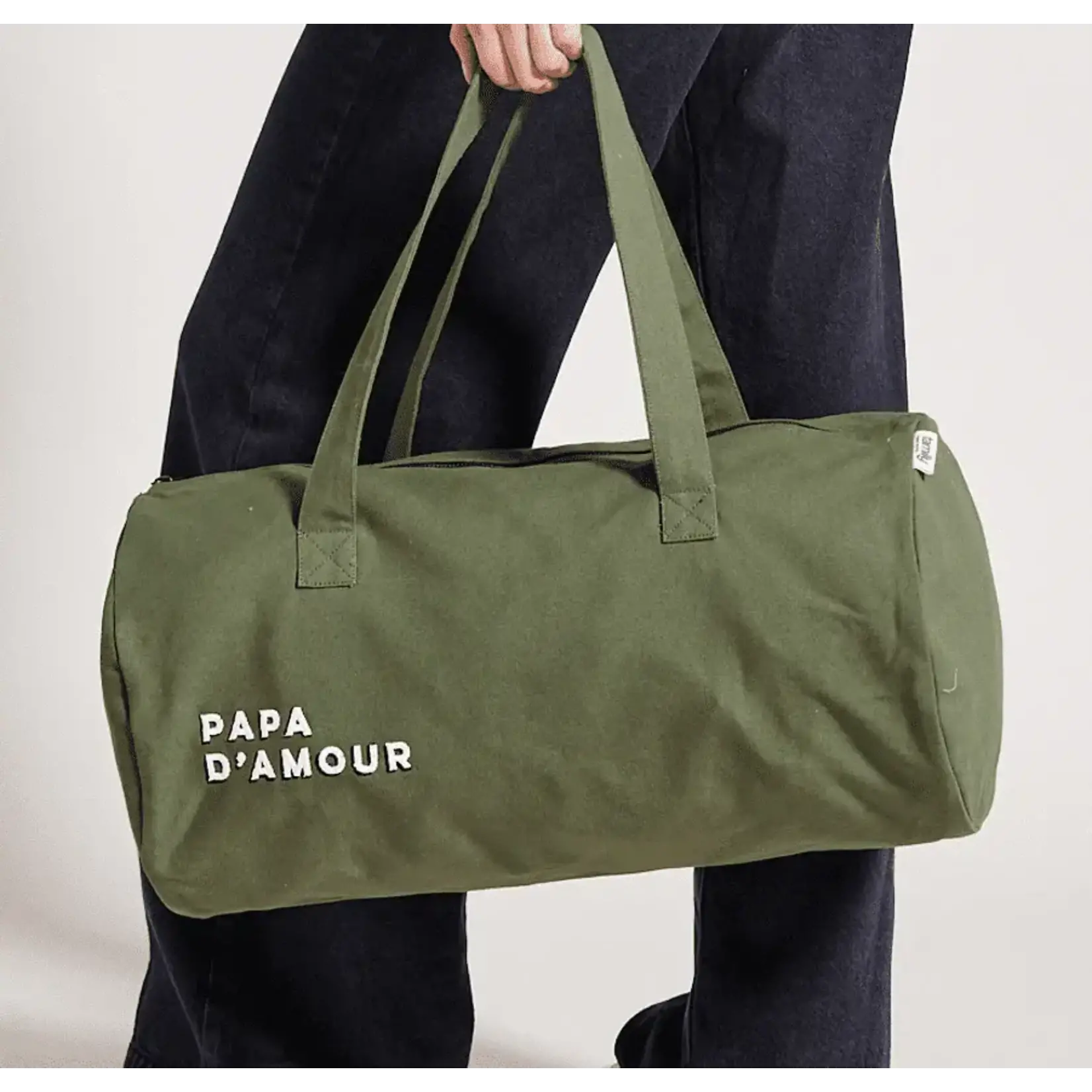 Family Impact Stories Family Impact Stories – sac de sport – papa d'amour - vert olive