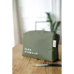 Family Impact Stories Family Impact Stories – trousse de toilette – papa d'amour - vert olive