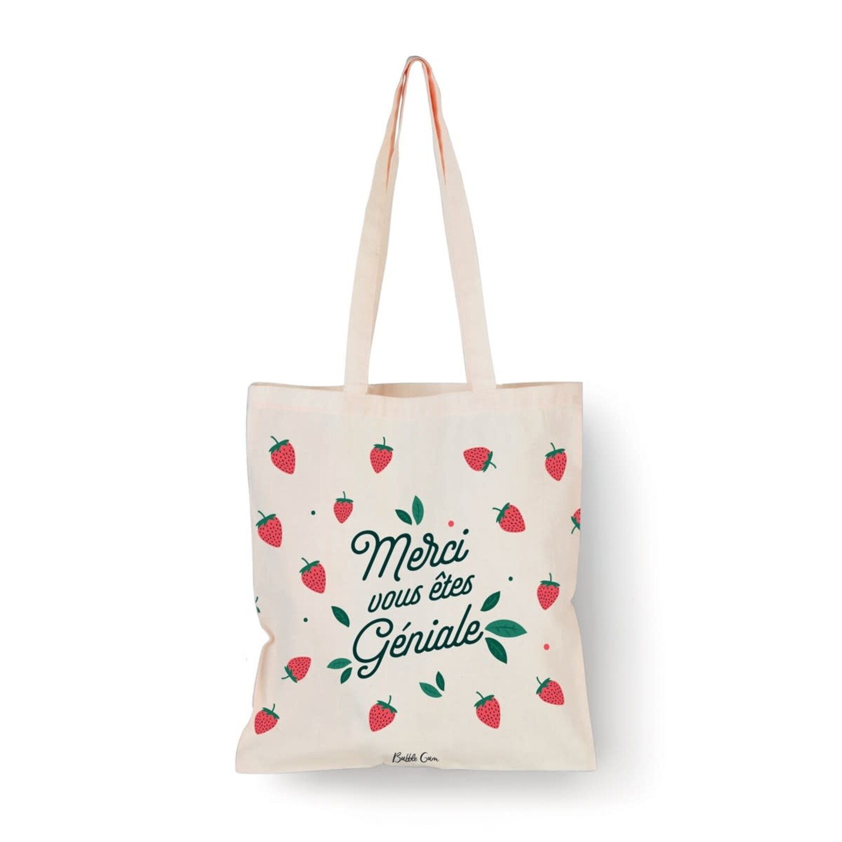 Bubble gum Tote bag - naturel - merci vous êtes géniale