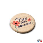 Bubble gum Magnet - merci pour cette année - coquelicot
