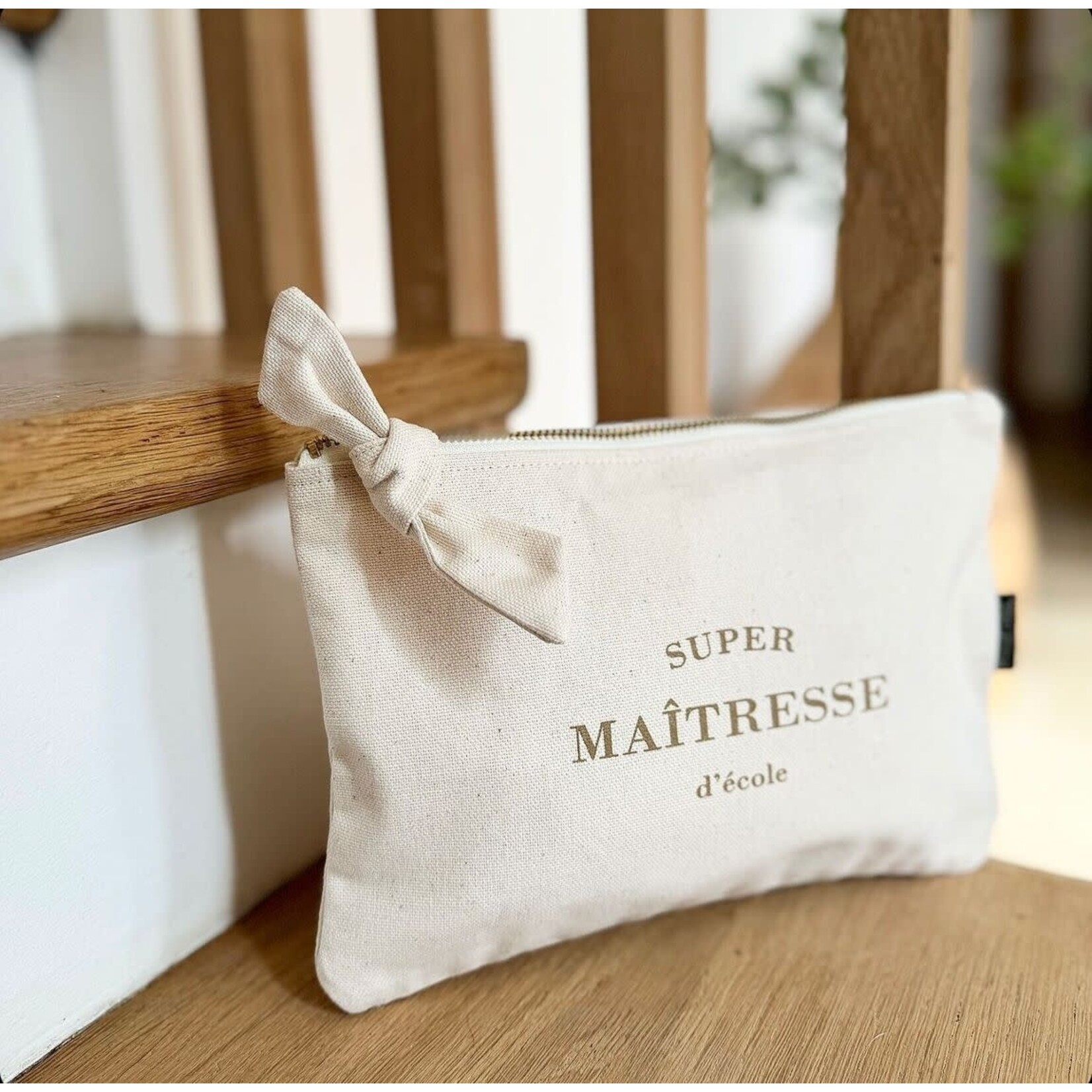 Marcel & Lily Marcel & Lily – trousse écru – super maitresse d'école