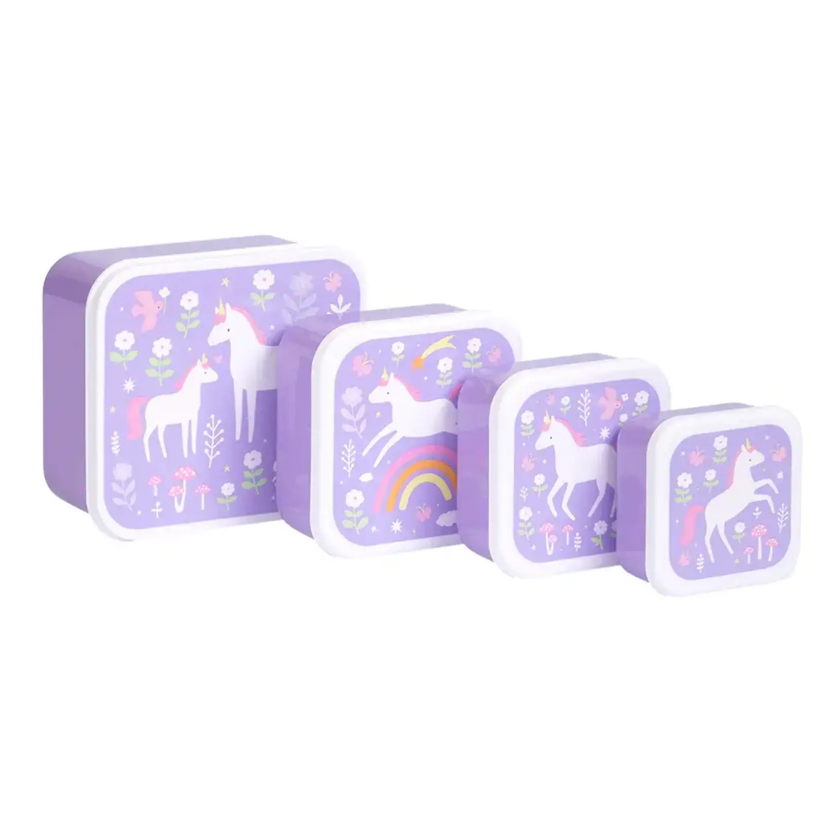 A little lovely company ALLC – Snack box x4 - unicorn dreams