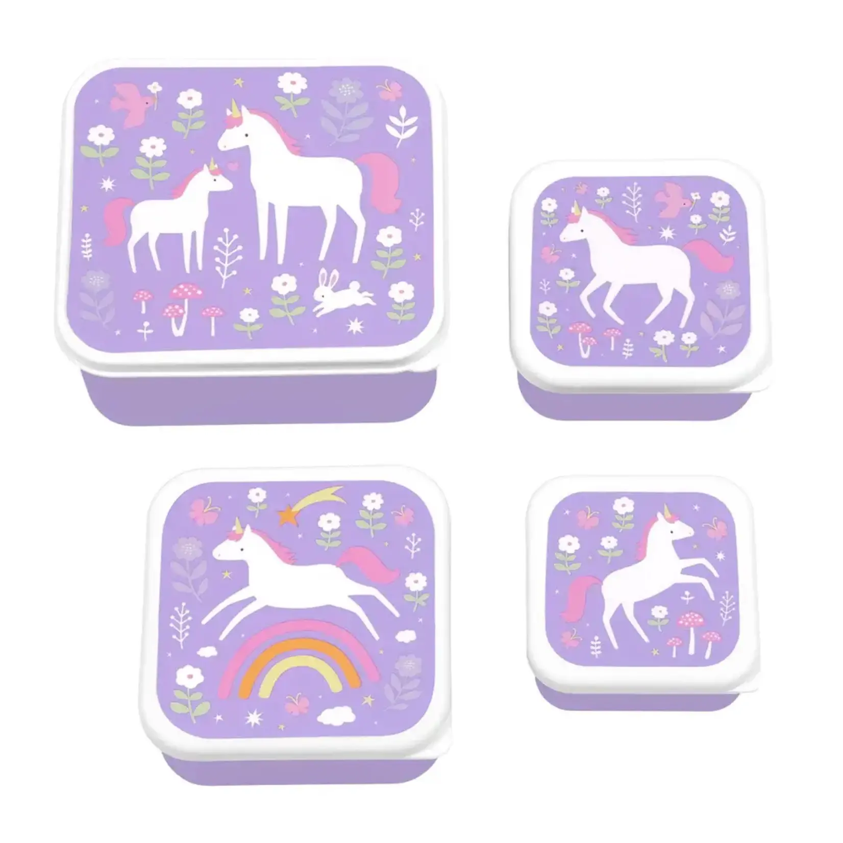 A little lovely company ALLC – Snack box x4 - unicorn dreams