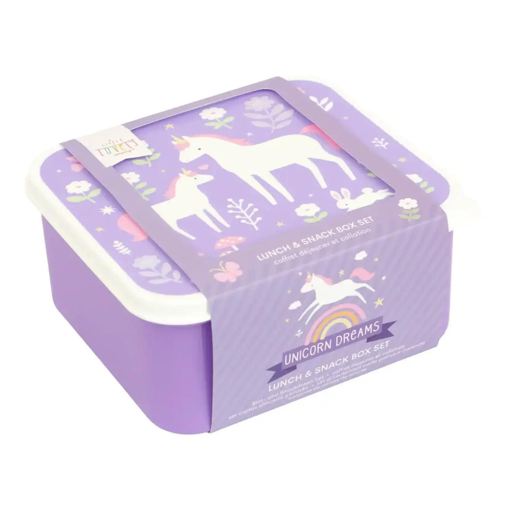 A little lovely company ALLC – Snack box x4 - unicorn dreams