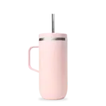 Qwetch Qwetch – cold cup isotherme - anse - pastel - rose - 600ml