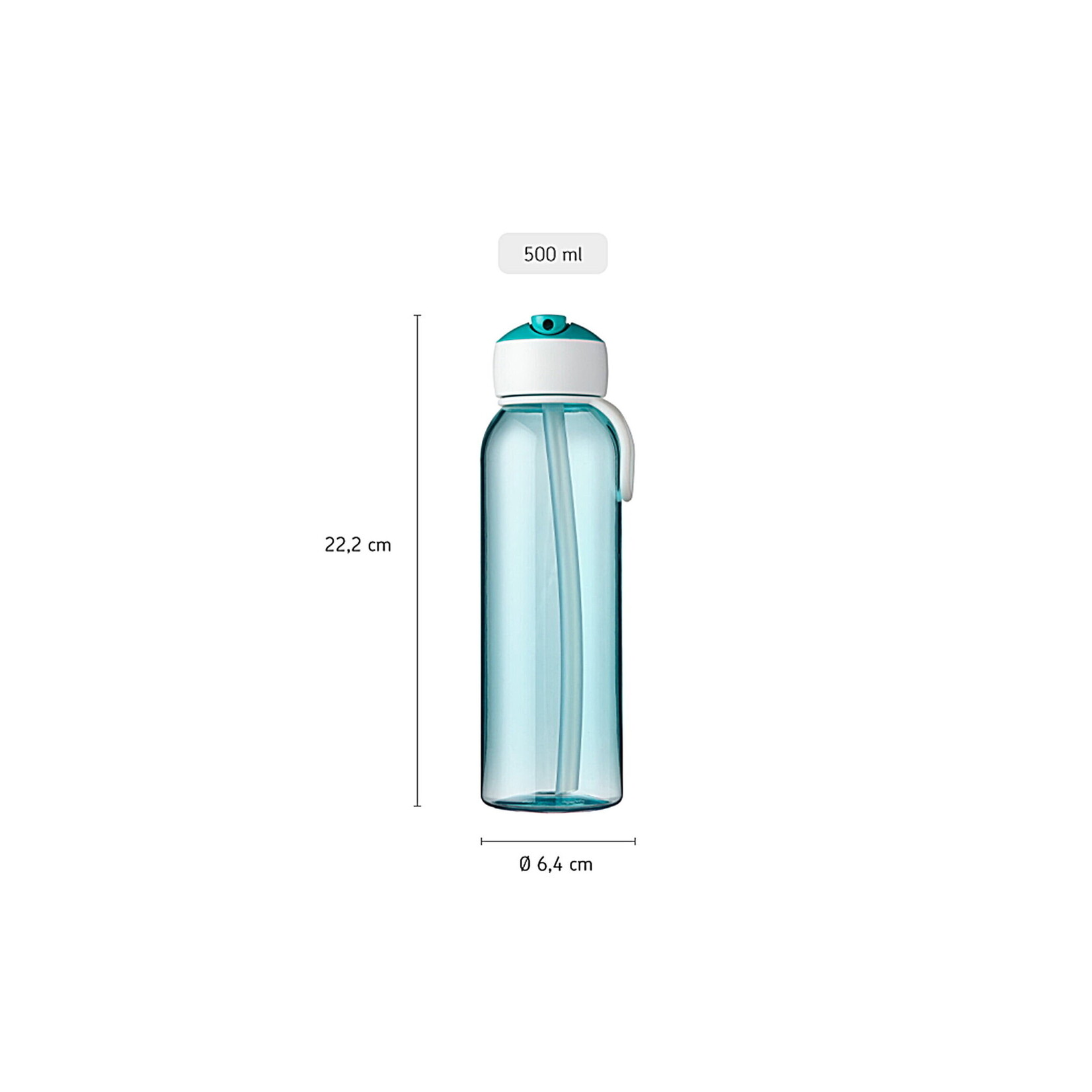 Mepal Mepal -bouteille flip up campus 500 ml - turquoise