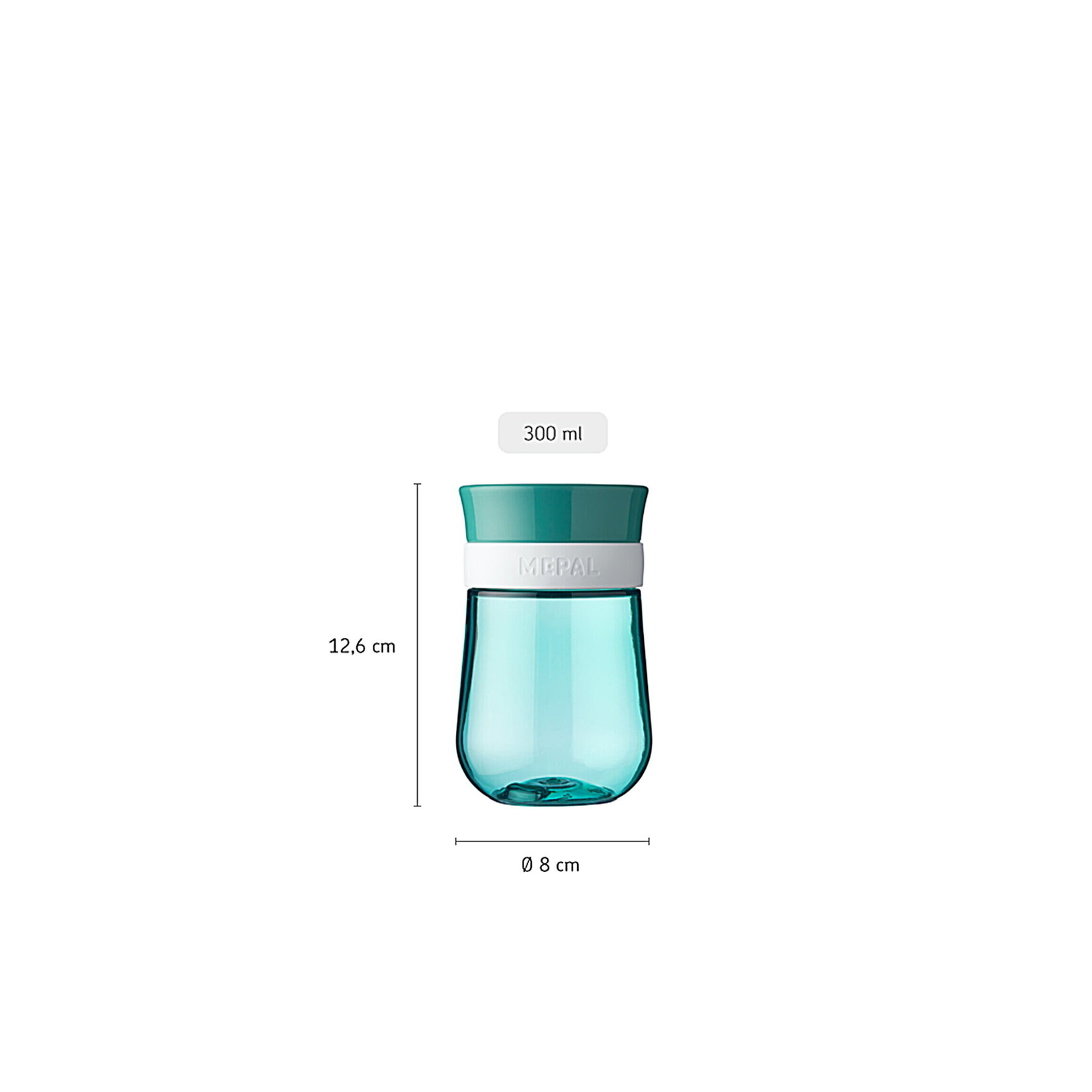 Mepal Mepal - tasse d'apprentissage 360 mio 300 ml - flowers & butterflies