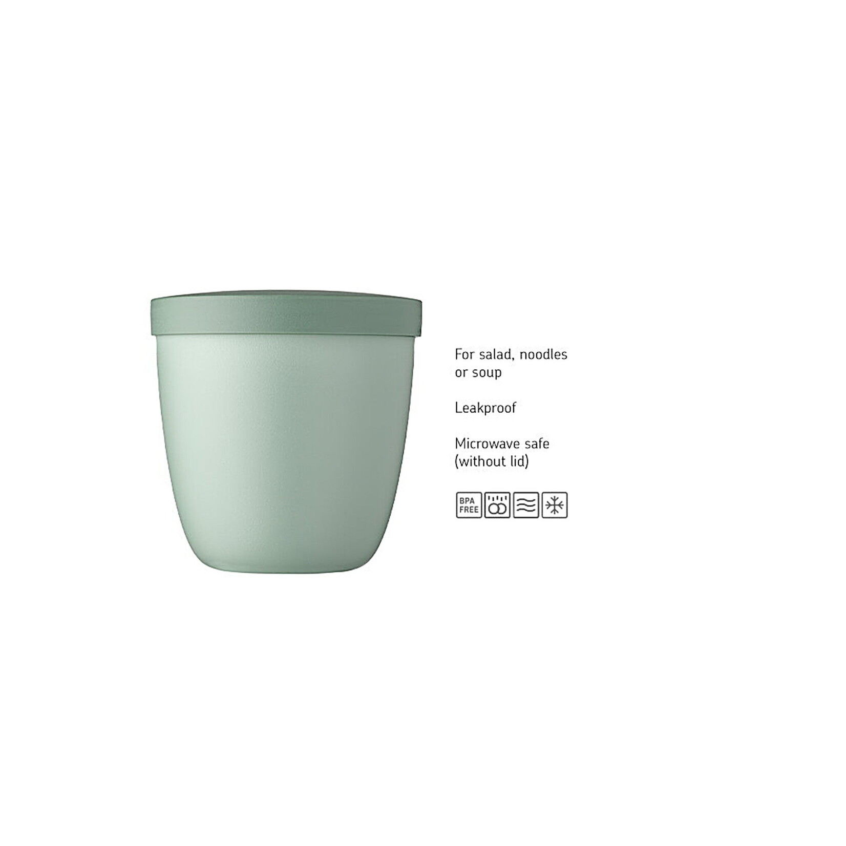 Mepal Mépal - snack pot ellipse 500ml - nordic sage
