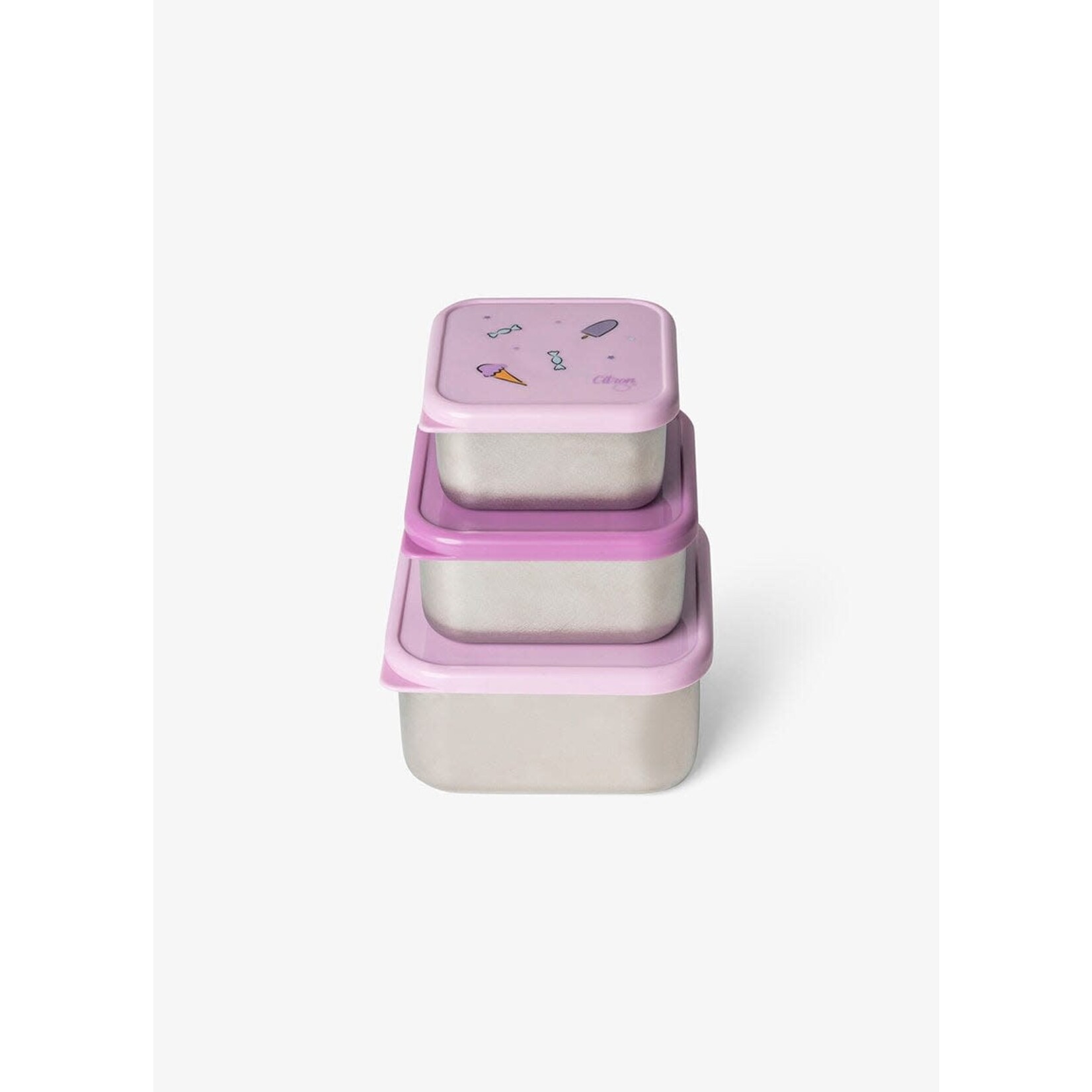 Citron Citron - set de 3 boites inox - licorne