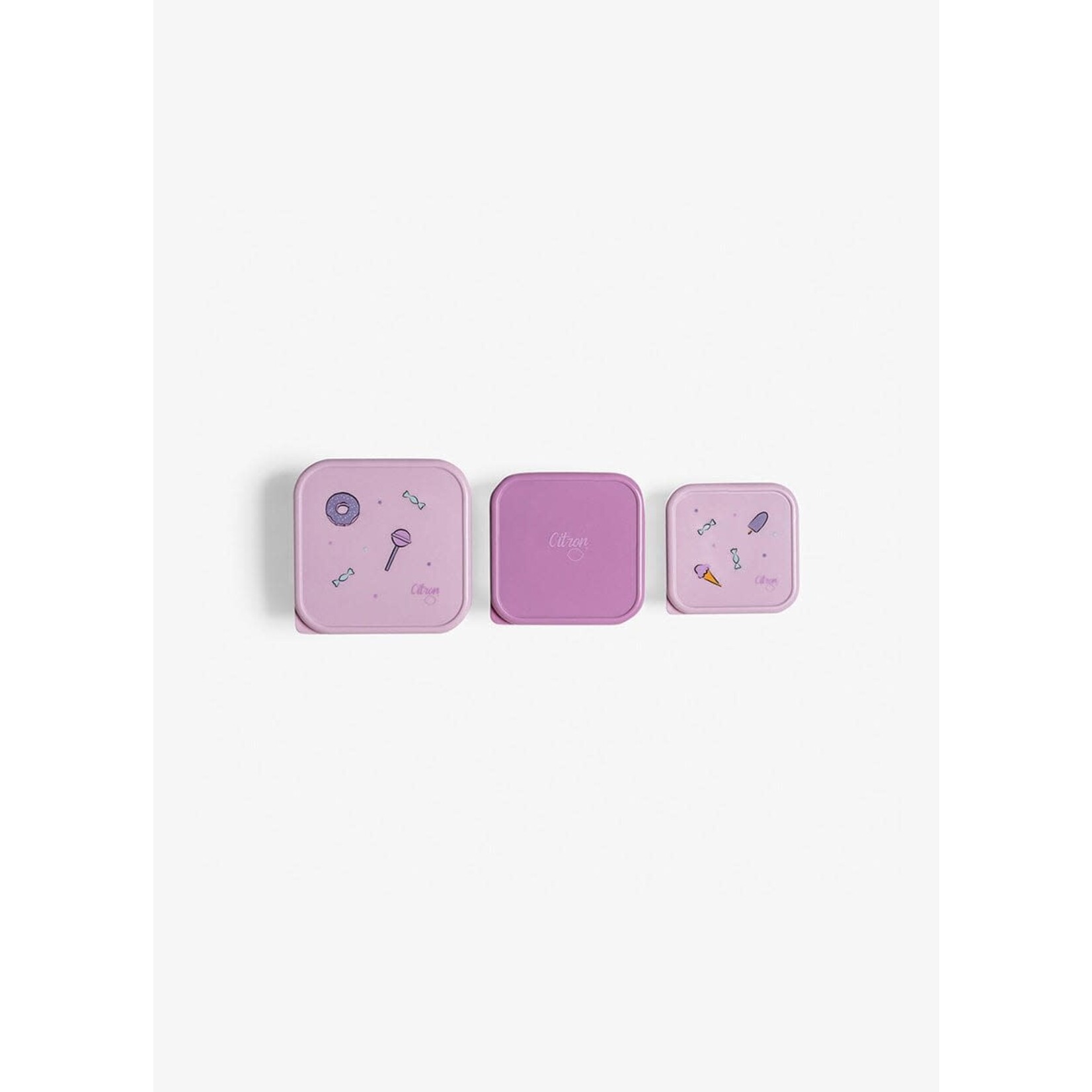 Citron Citron - set de 3 boites inox - licorne