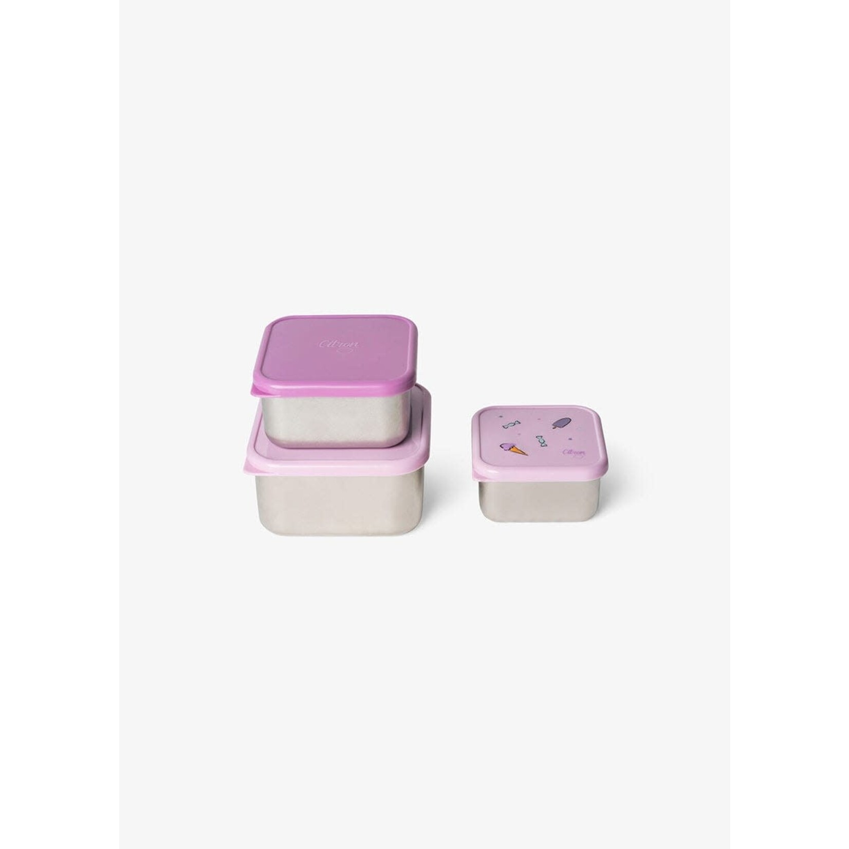 Citron Citron - set de 3 boites inox - licorne