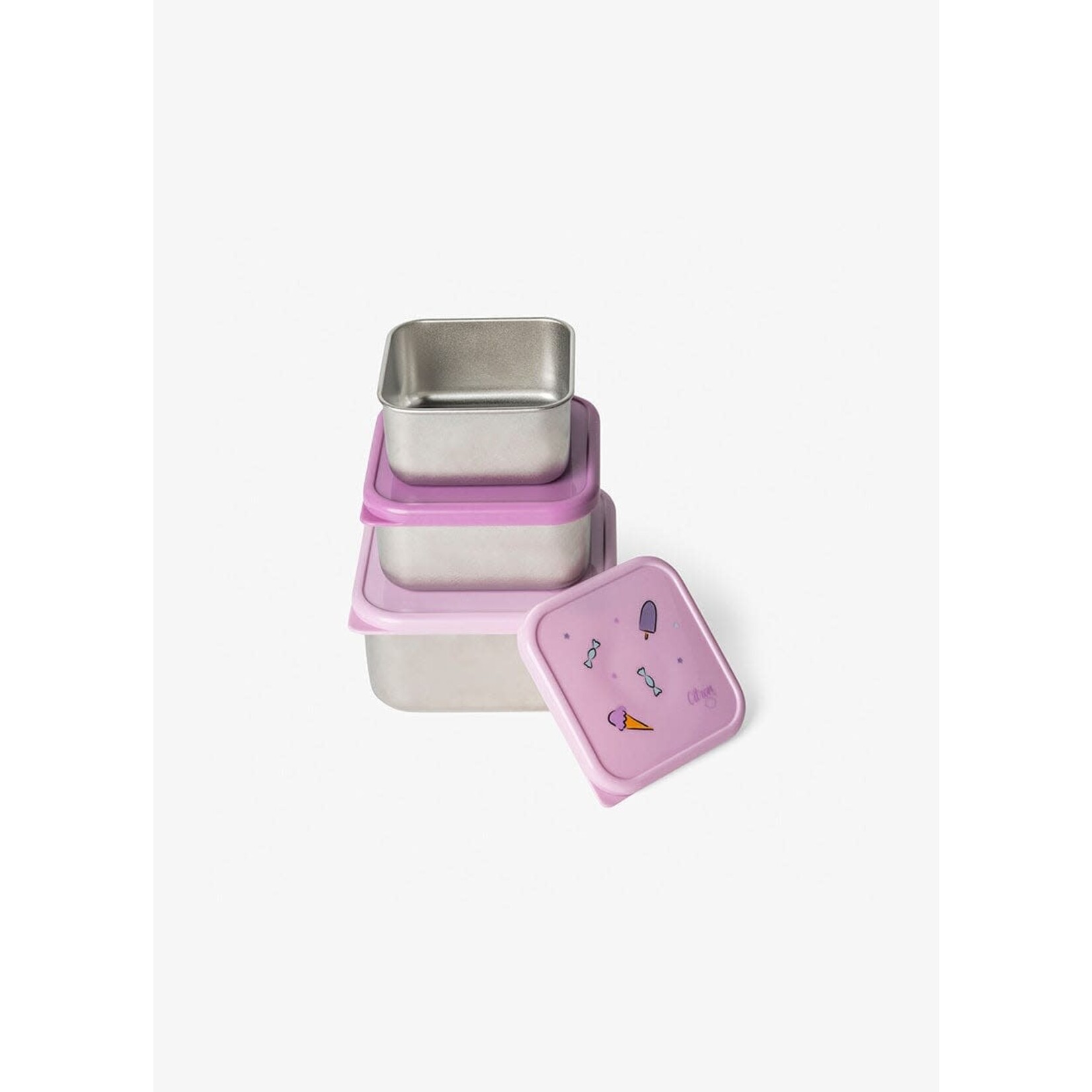 Citron Citron - set de 3 boites inox - licorne