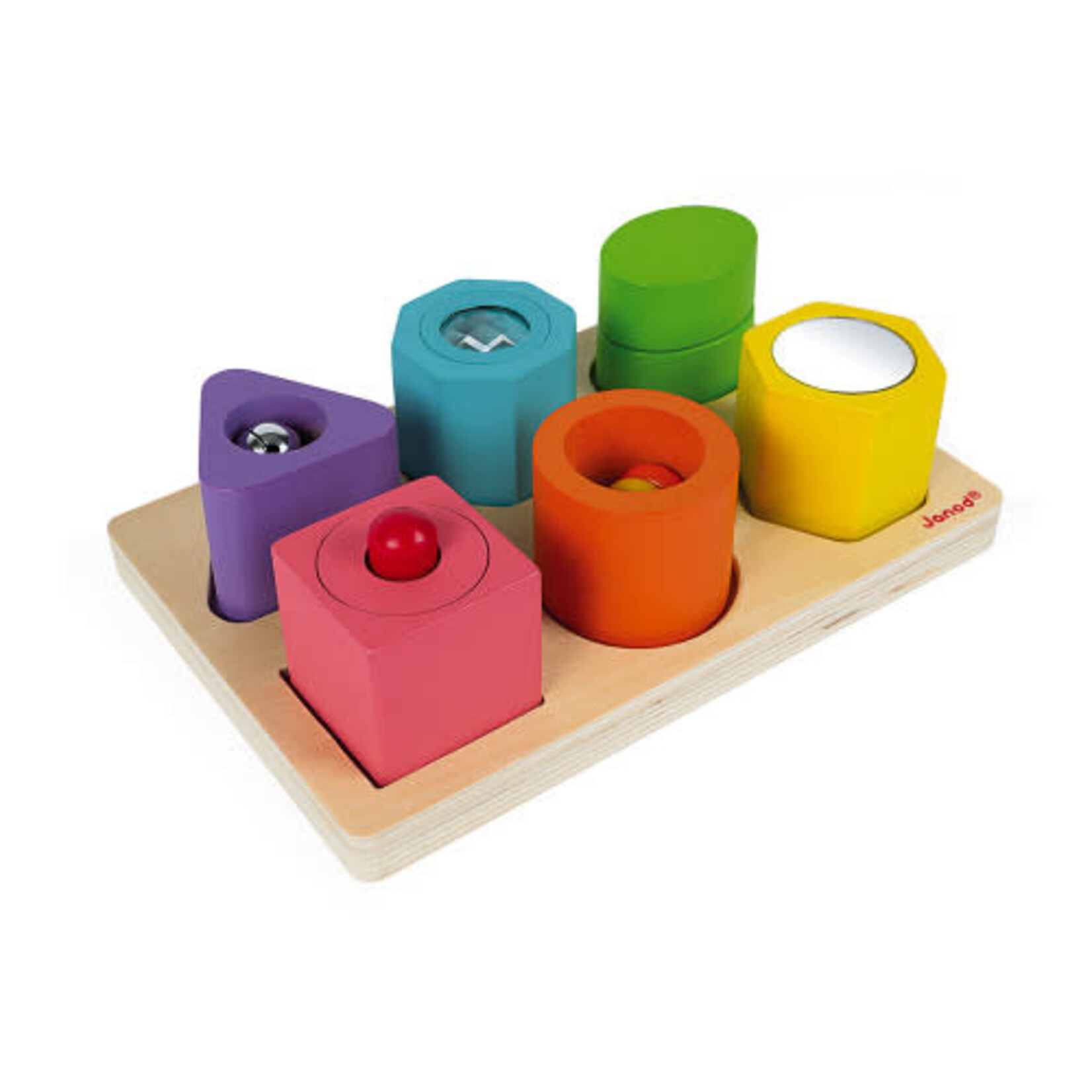 Janod Janod – 6 cubes sensoriels I wood