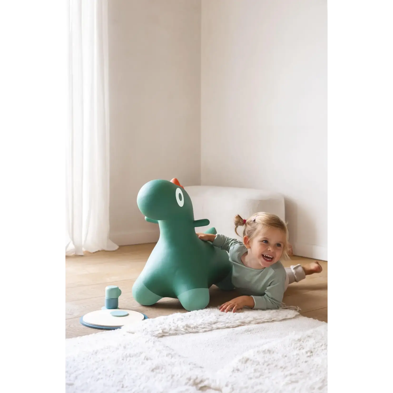 Quut Quut – hoppi - animal sauteur - dino vert