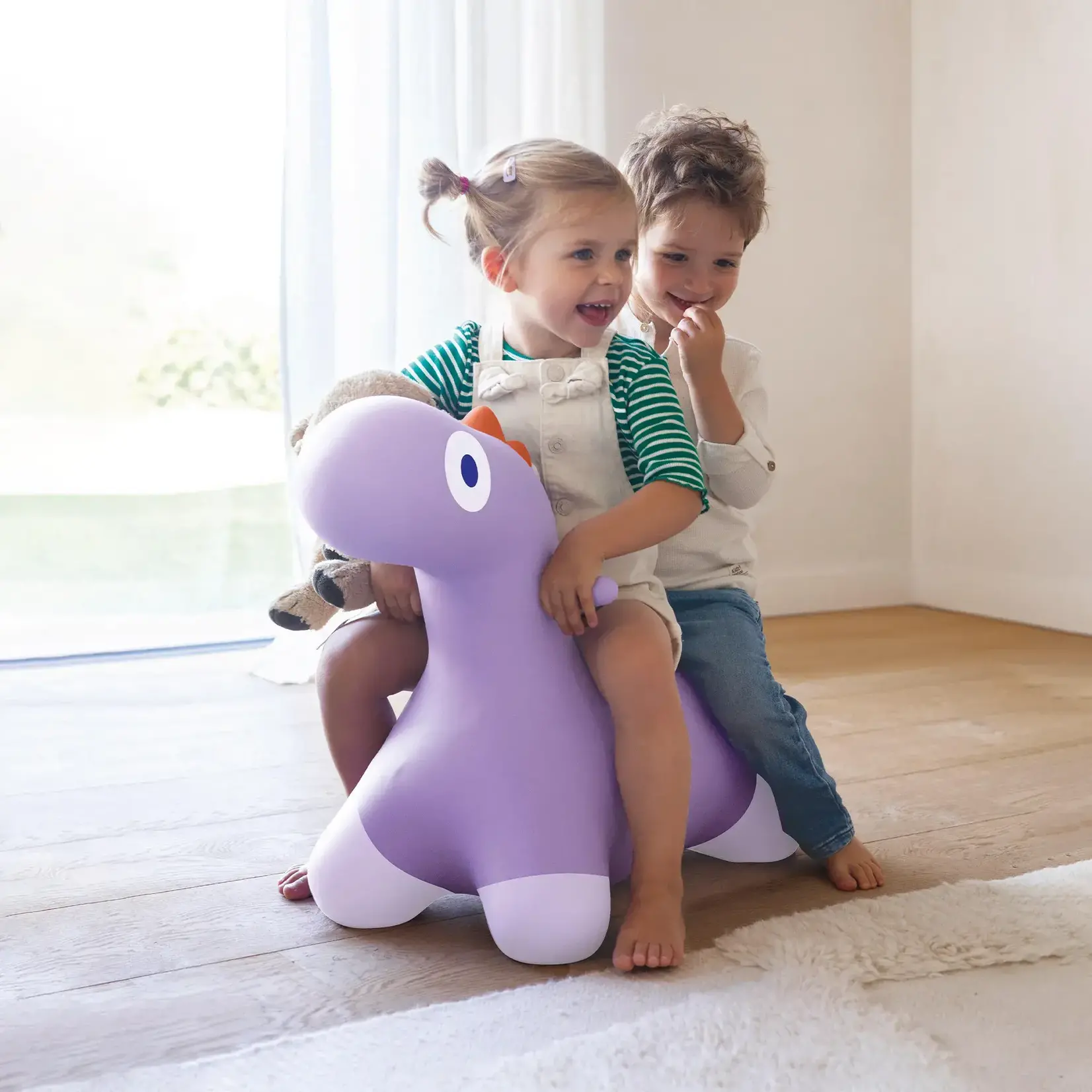 Quut Quut – hoppi - animal sauteur - dino lilas