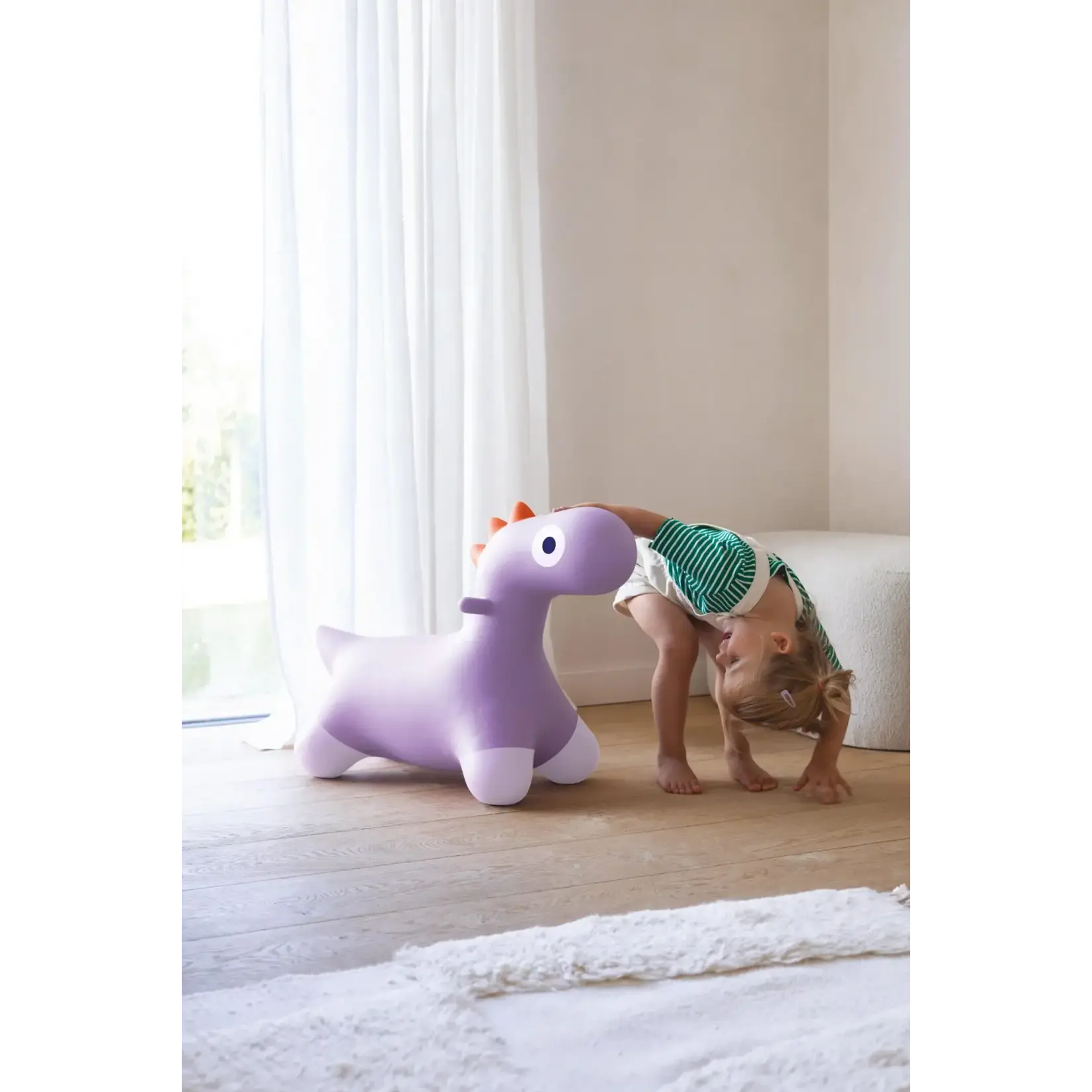 Quut Quut – hoppi - animal sauteur - dino lilas