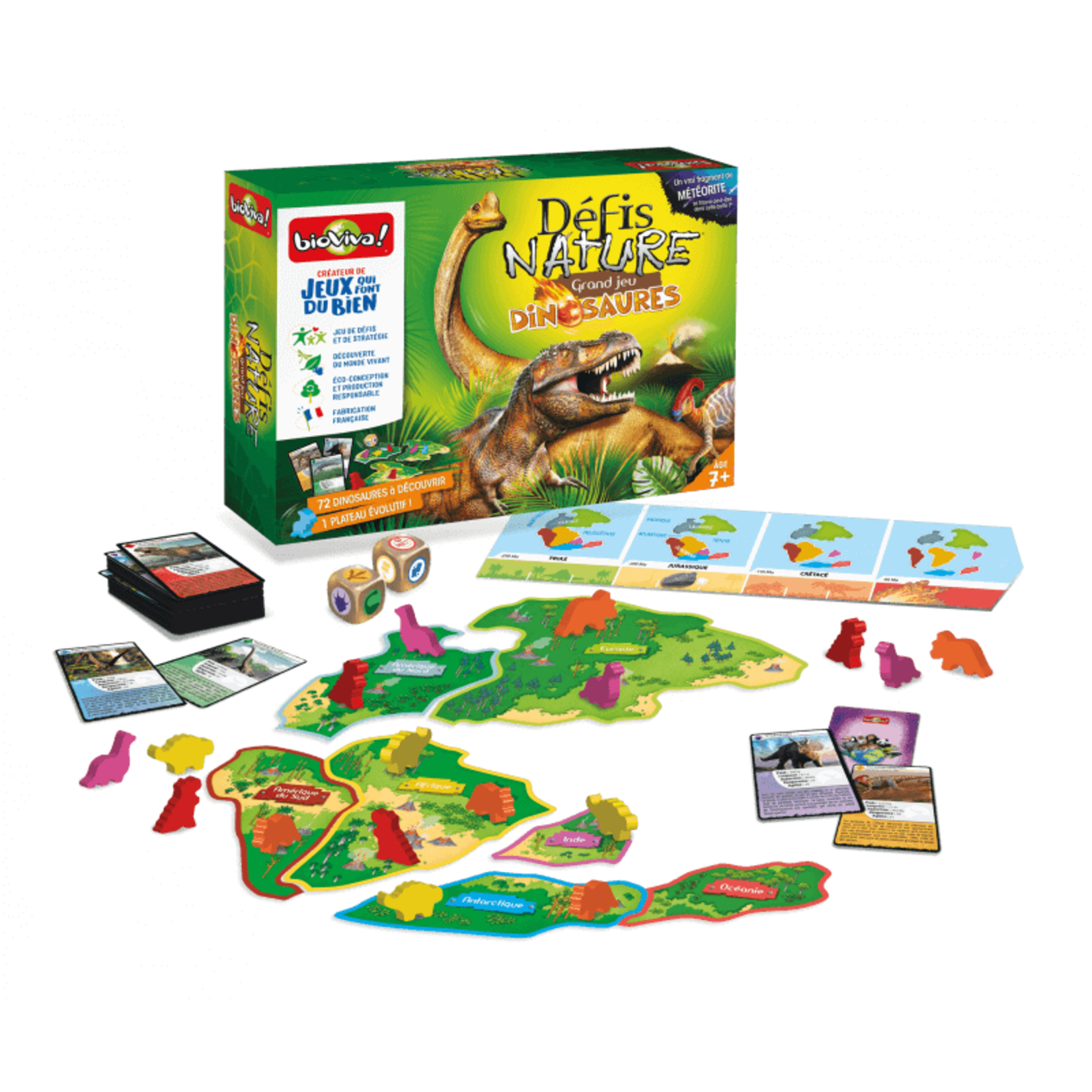 Jeux de société Défis nature - grand jeu dinosaures