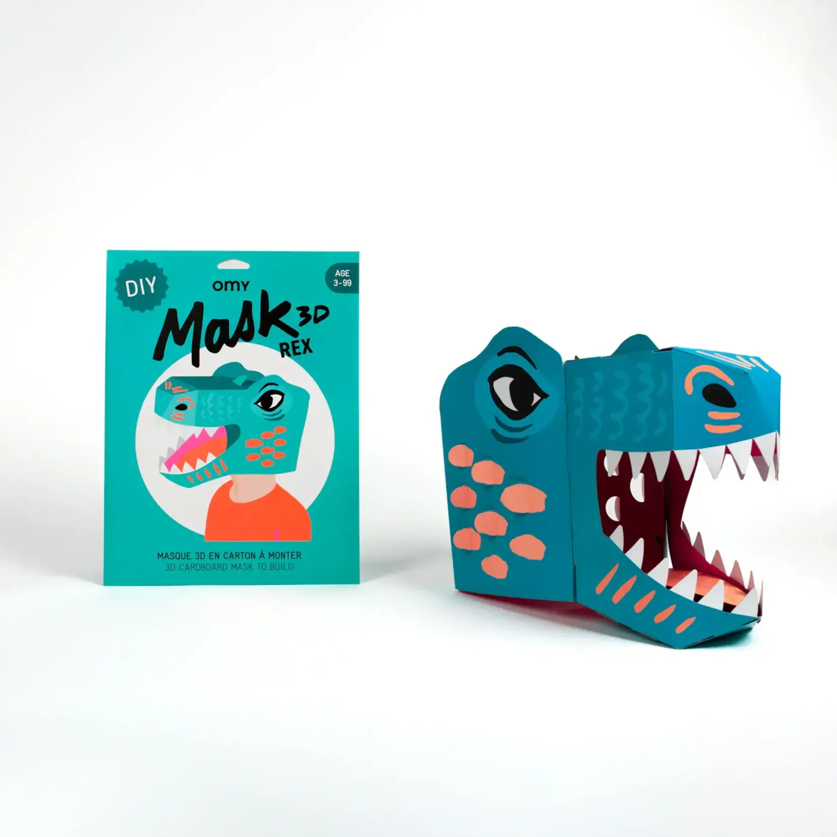 Omy Omy – masque 3D - dinosaure