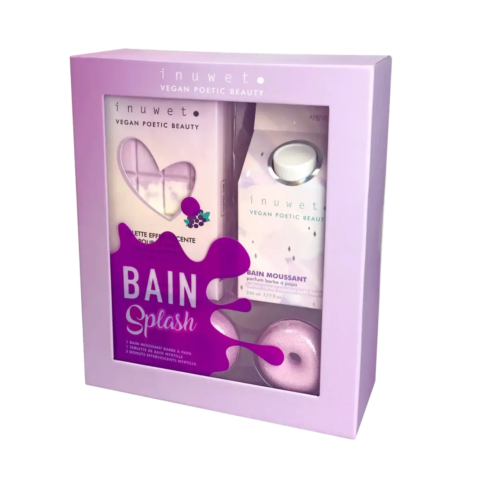 Inuwet Inuwet - coffret de bain - myrtille