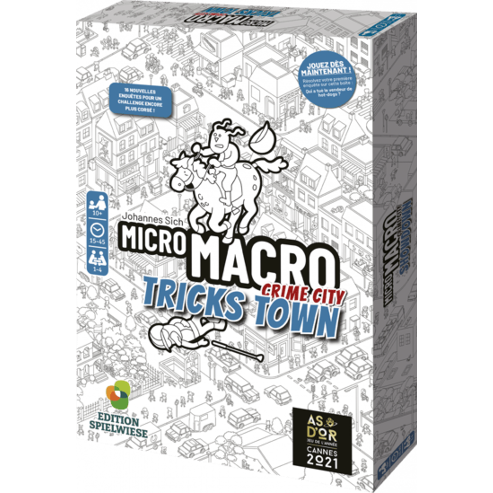 Jeux de société Micro macro – crime city 3 – tricks town