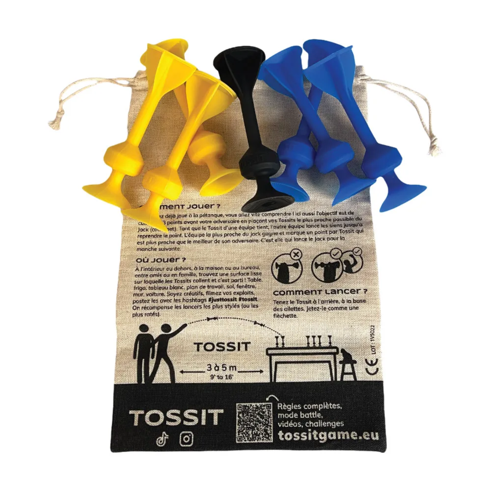 Tossit Tossit - bleu / jaune