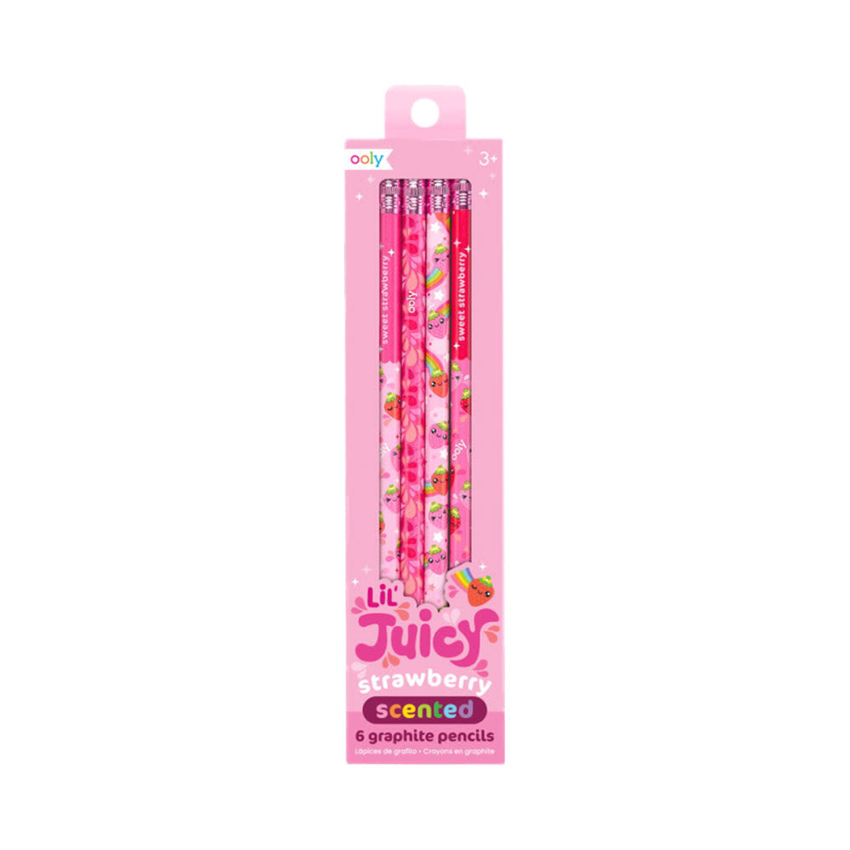 Ooly Ooly - crayons graphites parfumés - fraise