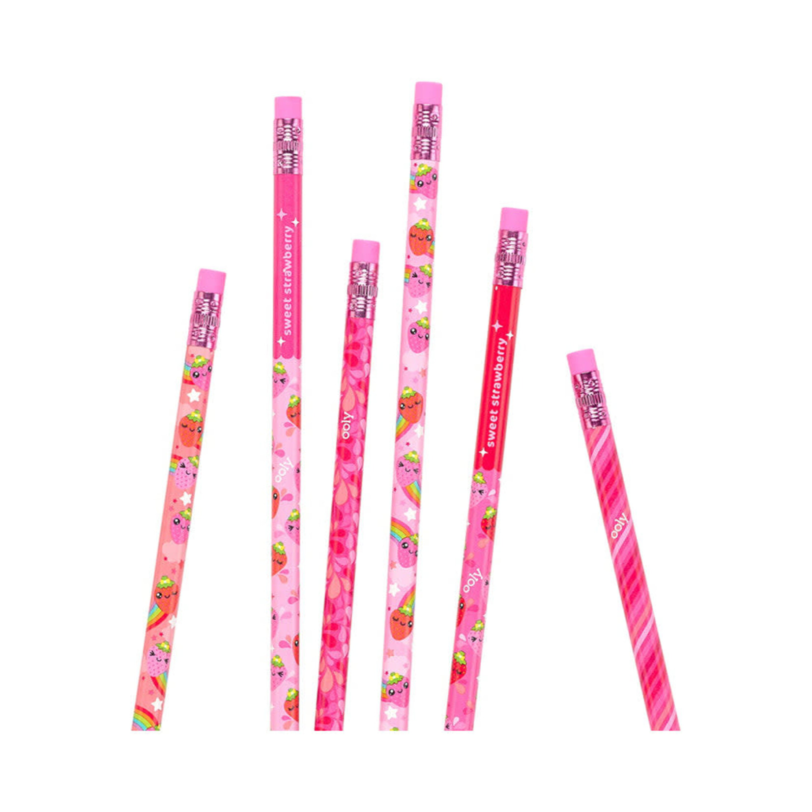 Ooly Ooly - crayons graphites parfumés - fraise