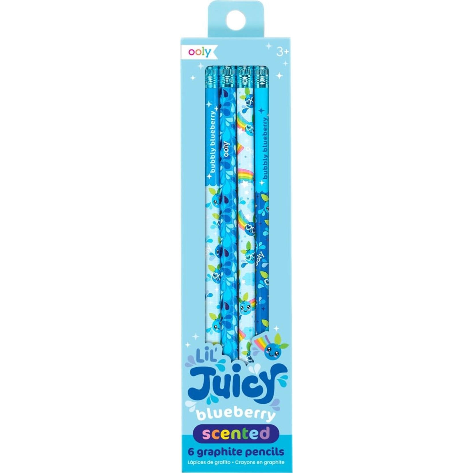 Ooly Ooly - crayons graphites parfumés - myrtille