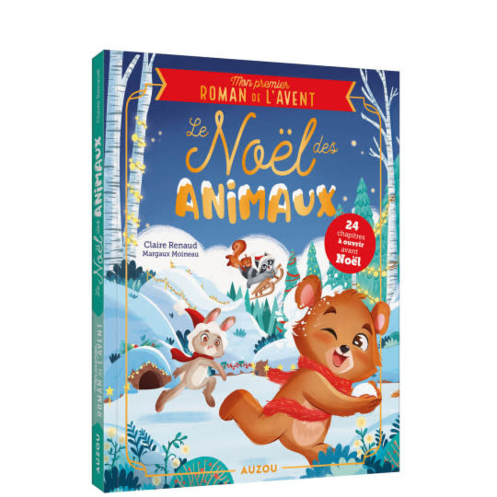 Auzou Mon premier roman de l'Avent - le Noël des animaux