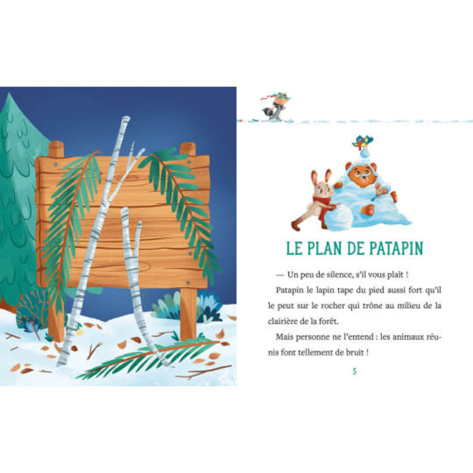 Auzou Mon premier roman de l'Avent - le Noël des animaux