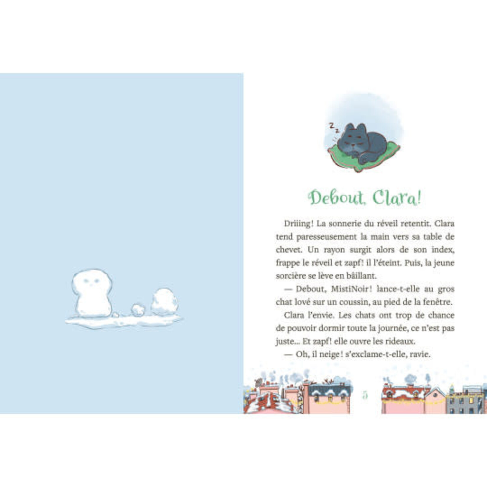 Auzou Roman de l’Avent – le Noël de Clara la petite sorcière