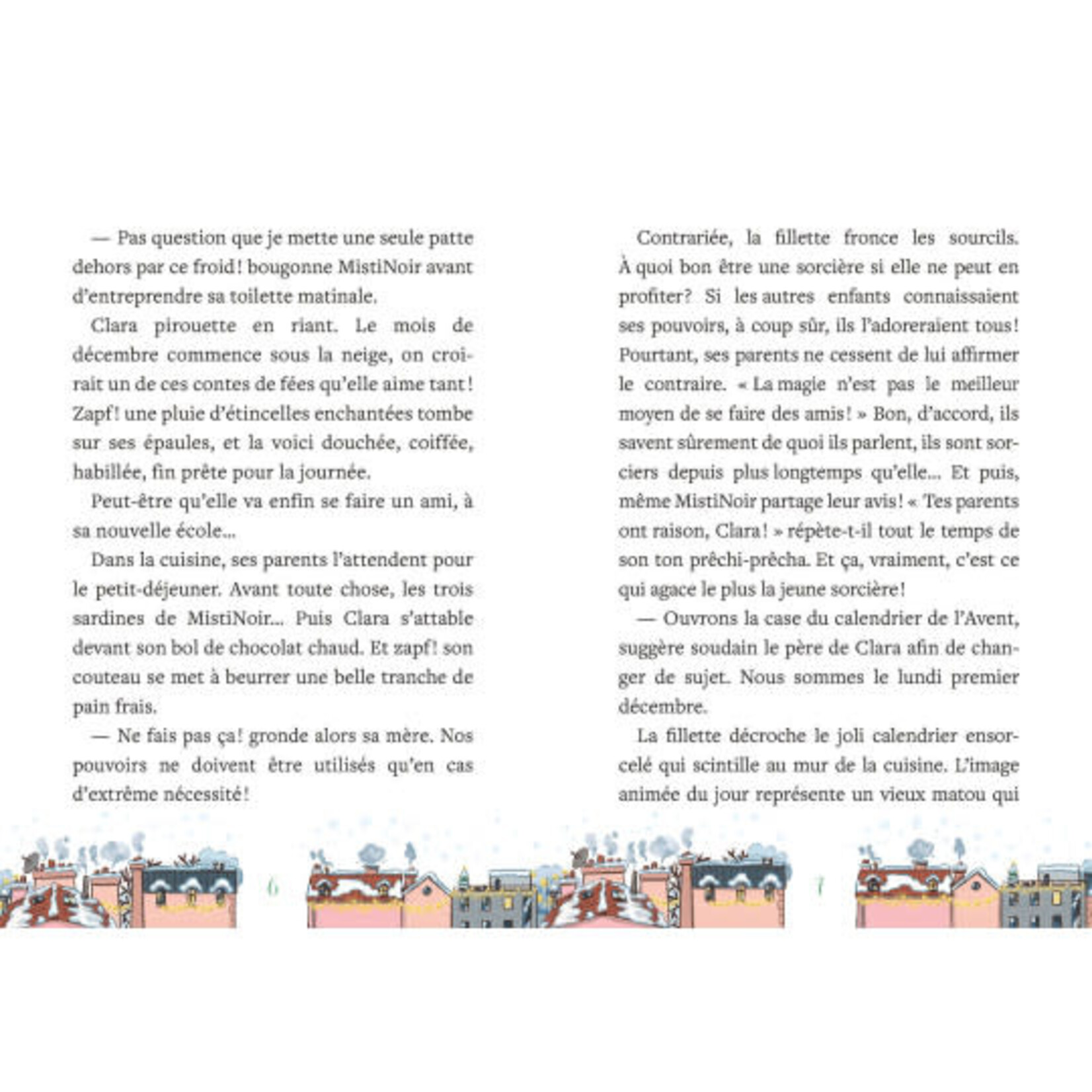 Auzou Roman de l’Avent – le Noël de Clara la petite sorcière