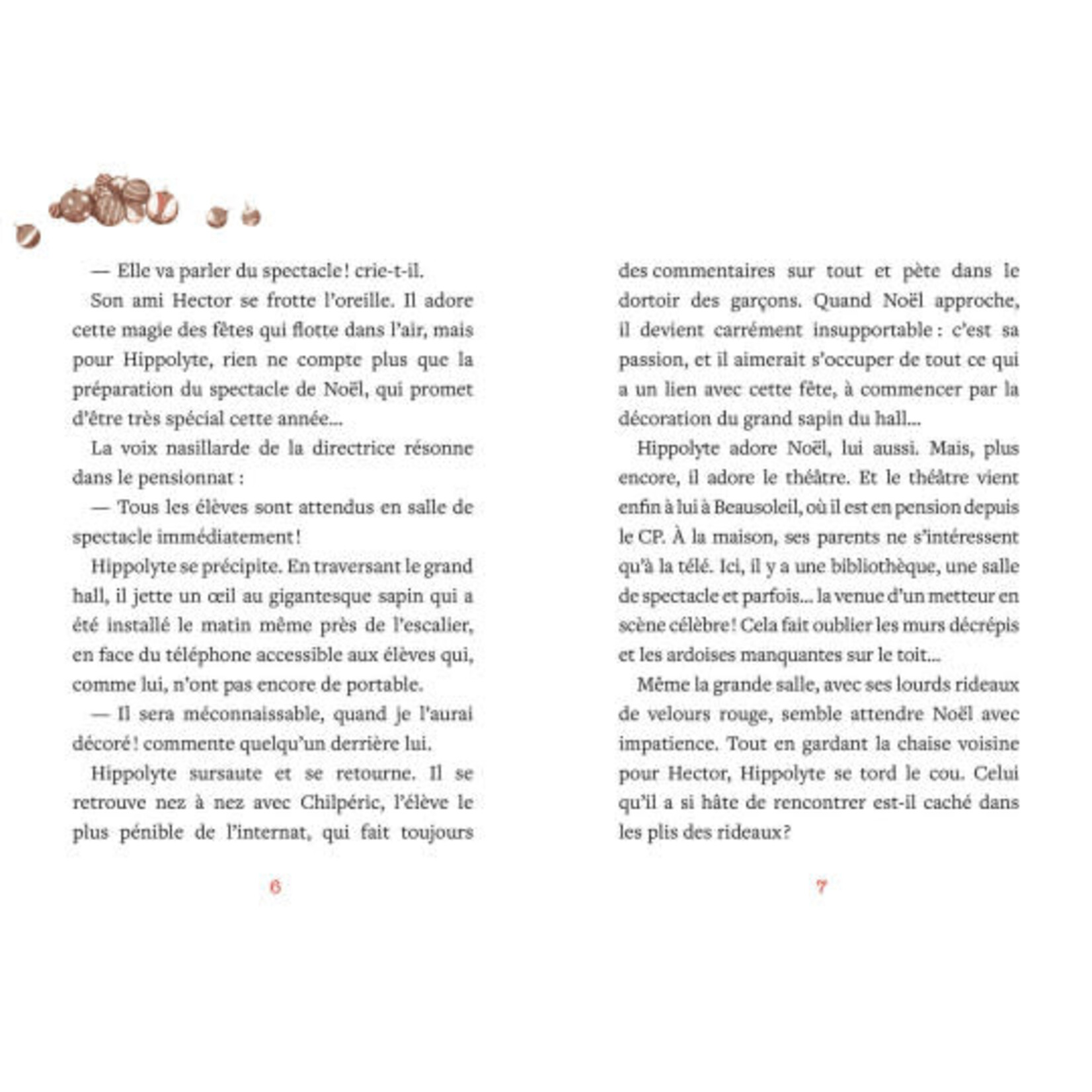 Auzou Roman de l’Avent - disparition, énigmes et boules de Noël