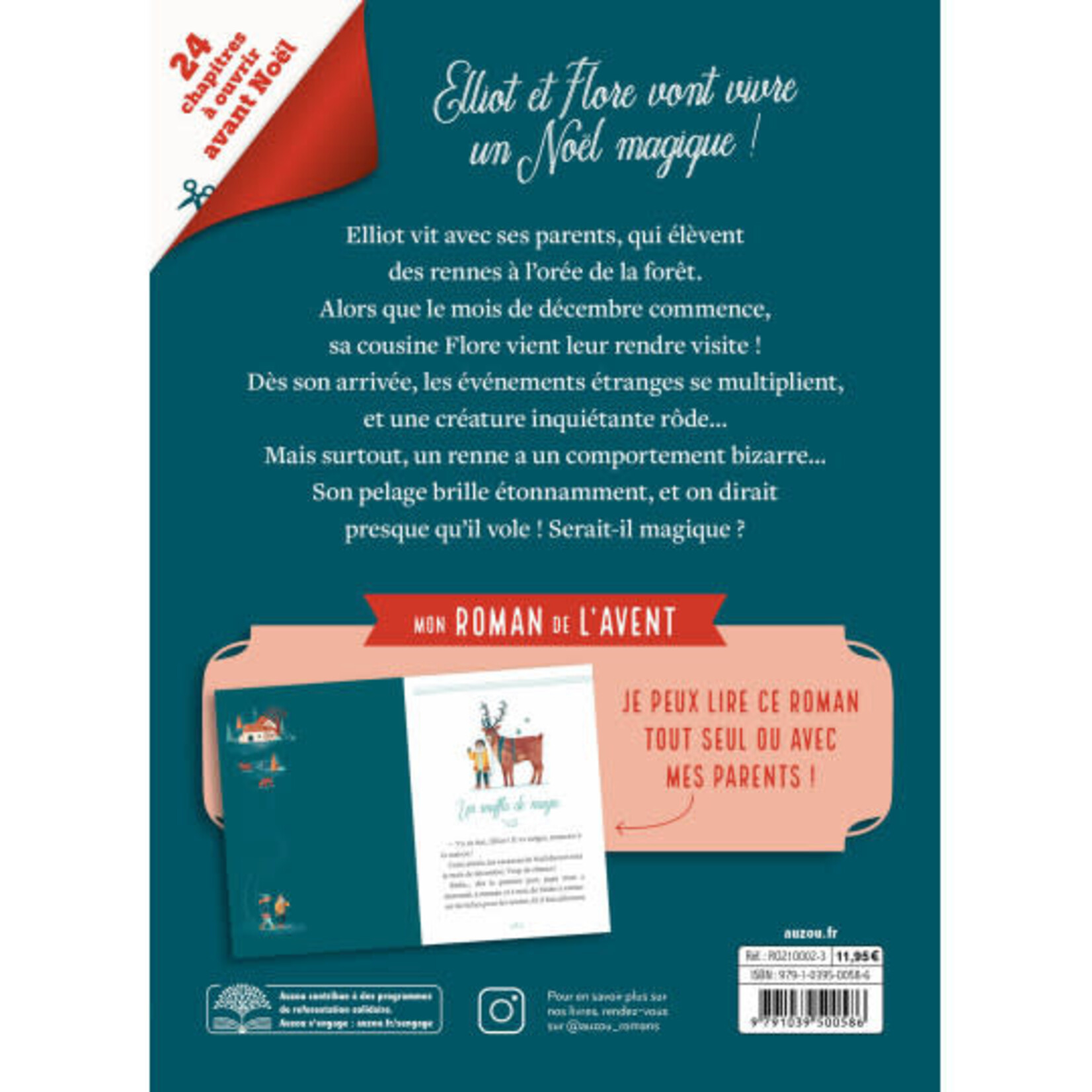 Auzou Roman de l’Avent – le renne mystérieux
