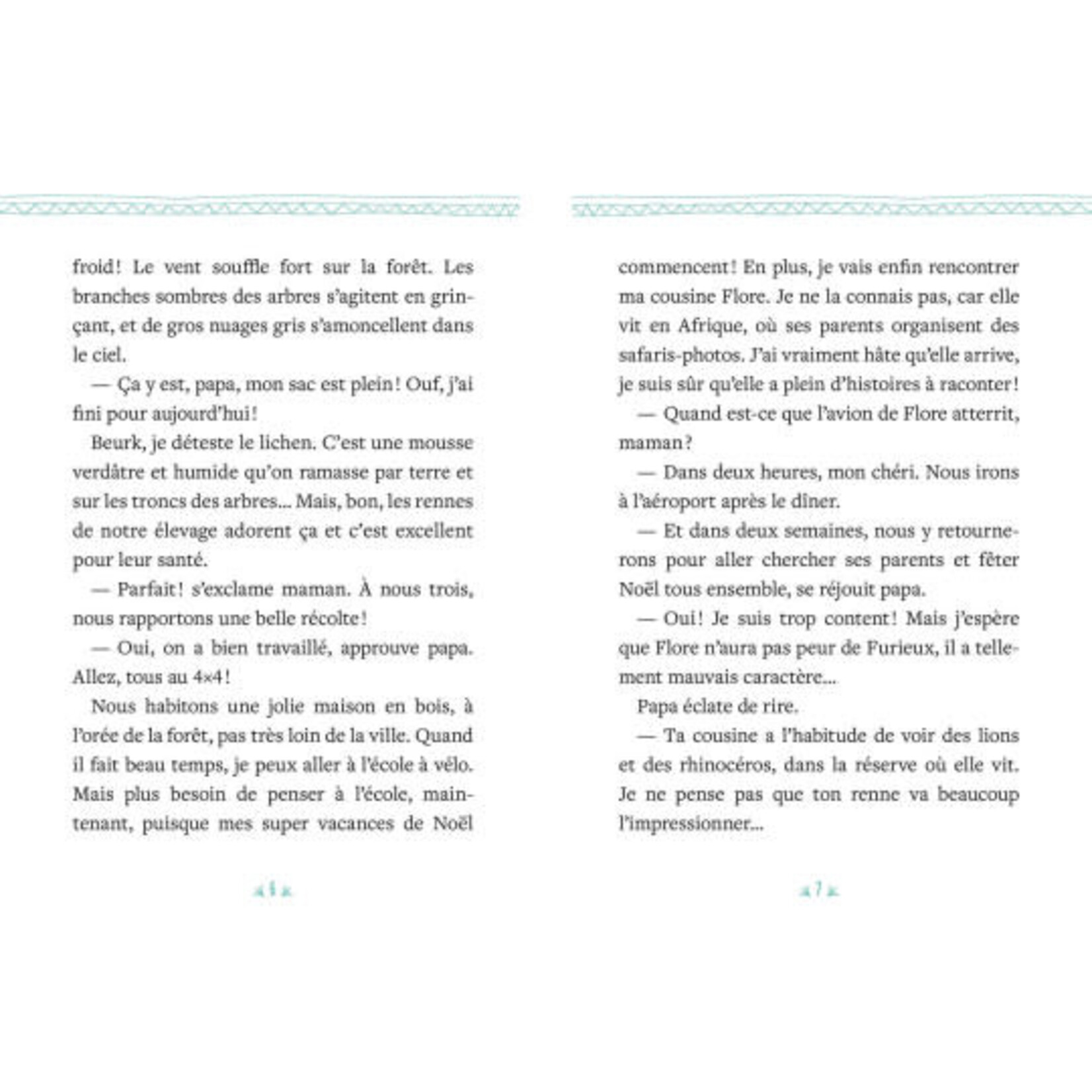 Auzou Roman de l’Avent – le renne mystérieux